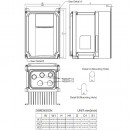 Przemiennik częstotliwości 3-fazowy 0,4 kW 400V AC Delta Electronics VFD1A5MS43MNSAA
